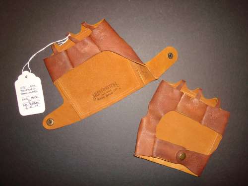 Huntington Base Ball Company Fingerless Gloves Back